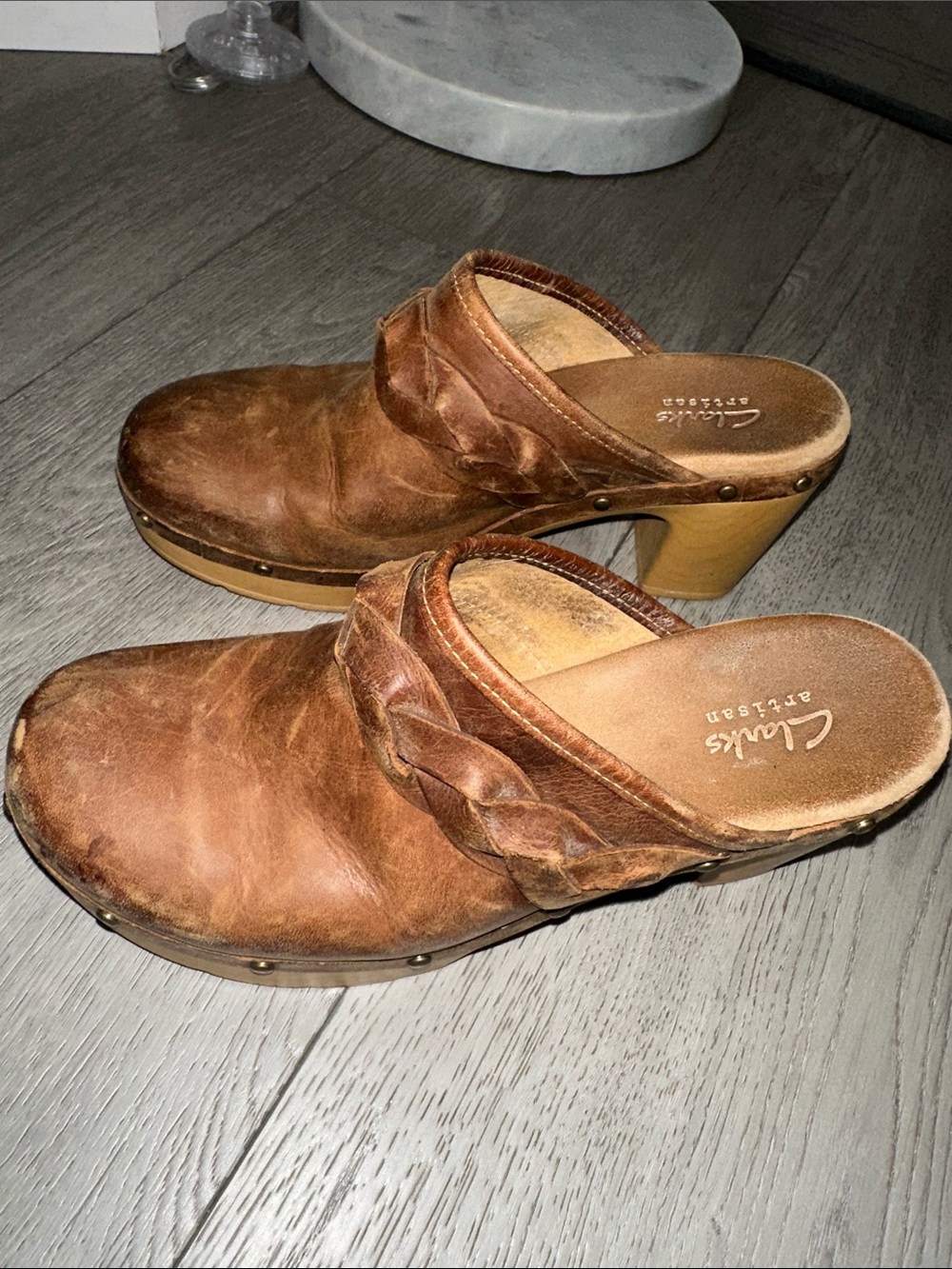 Clarks Artisan Ledella Leather Clogs size 6